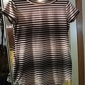 Fitted striped dress